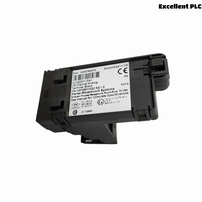 Emerson KJ3223X1-EA1 12P2867X022 16 Channel Terminal Block
