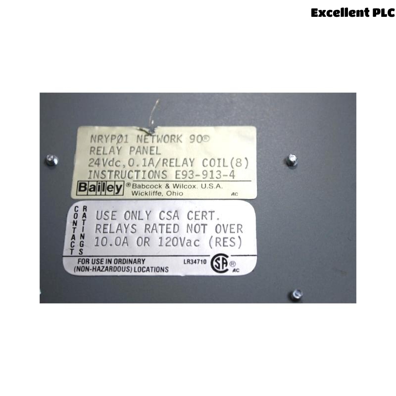 ABB Bailey NRYP01 Relay Panel