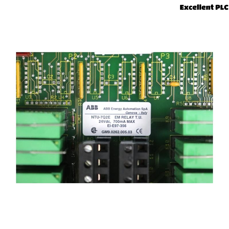 ABB Bailey NTU-7Q2E GM9.0262.0005.03 Digital Output Relay Terminal Unit