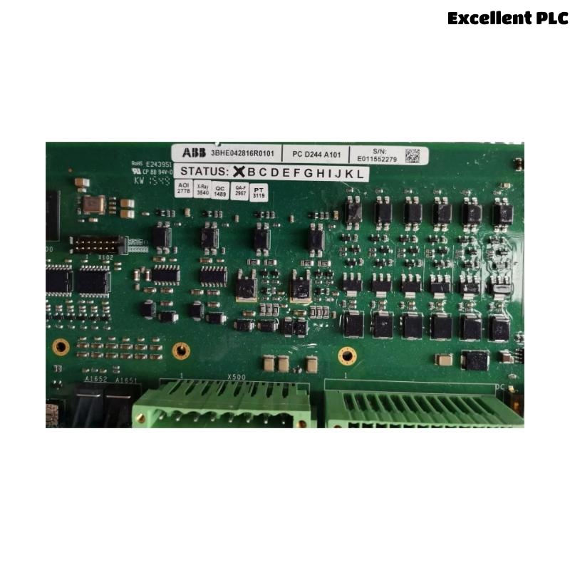 ABB PC D244 A101 3BHE042816R0101 Excitation Controller Module
