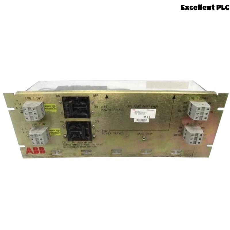 ABB Bailey PHARPSPEP21013 6644463A2 Power Entry Panel Dual Chassis