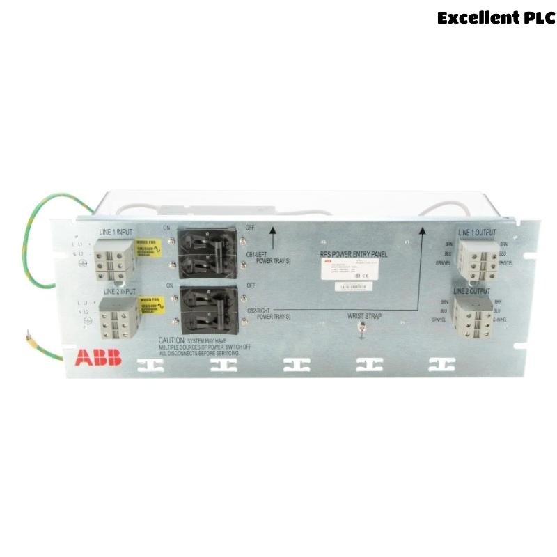 ABB Bailey PHARPSPEP21013 6644463A2 Power Entry Panel Dual Chassis