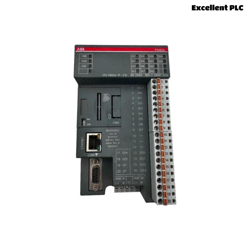ABB PM554-TP-ETH 1SAP120600R0071 CPU Programmable Logic Controller