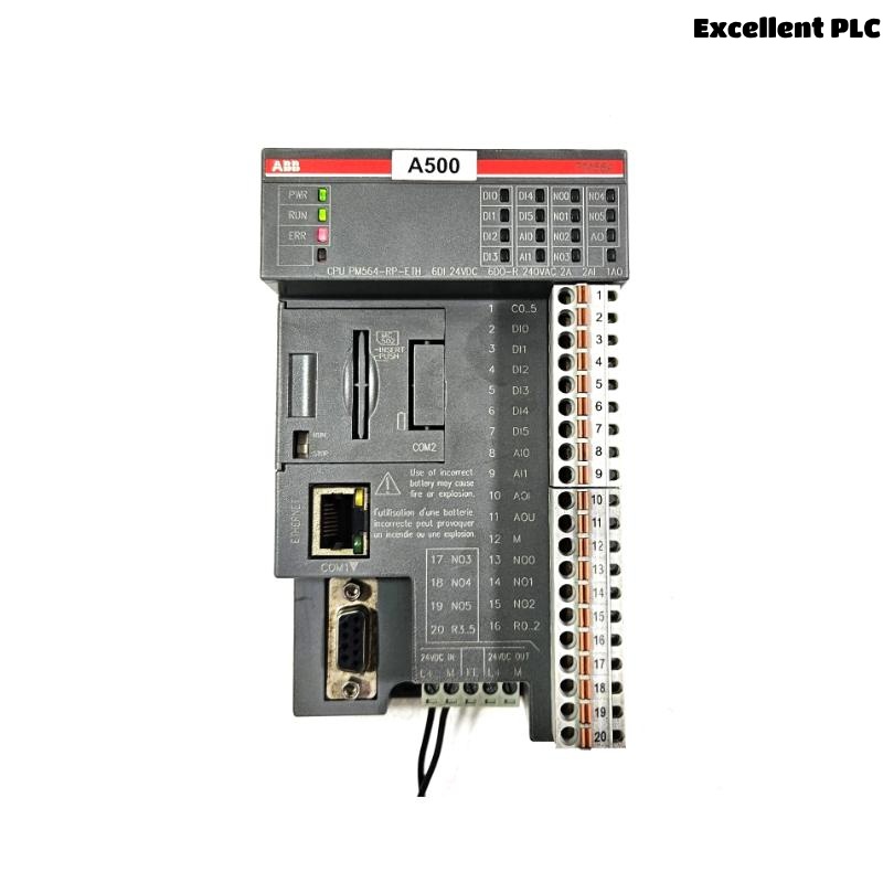 ABB PM564-RP-ETH 1SAP121000R0071 AC500 Programmable Logic Controller (PLC)