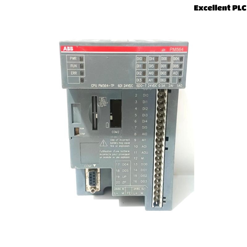 ABB PM564-TP 1SAP120900R0001 AC500 Programmable Logic Controller (PLC)