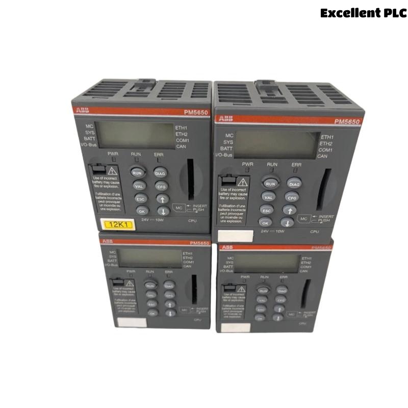 ABB PM5650-2ETH 1SAP141000R0278 CPU Programmable Logic Controller