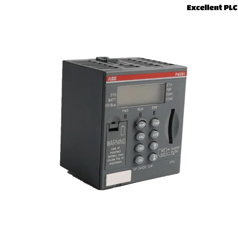 ABB PM591-2ETH 1SAP150100R0277 CPU Programmable Logic Controller