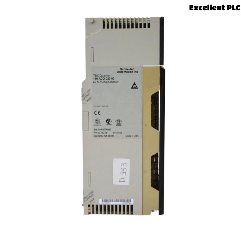 Schneider 140 ACO 020 00 Analog Output Module