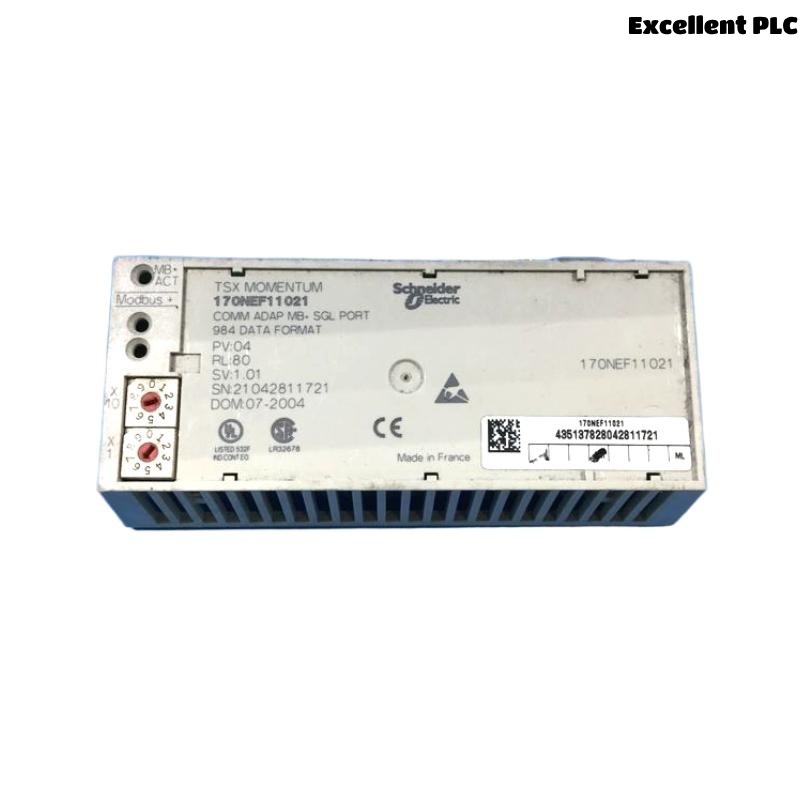 Schneider 170NEF11021C Modbus Plus Communication Adapter