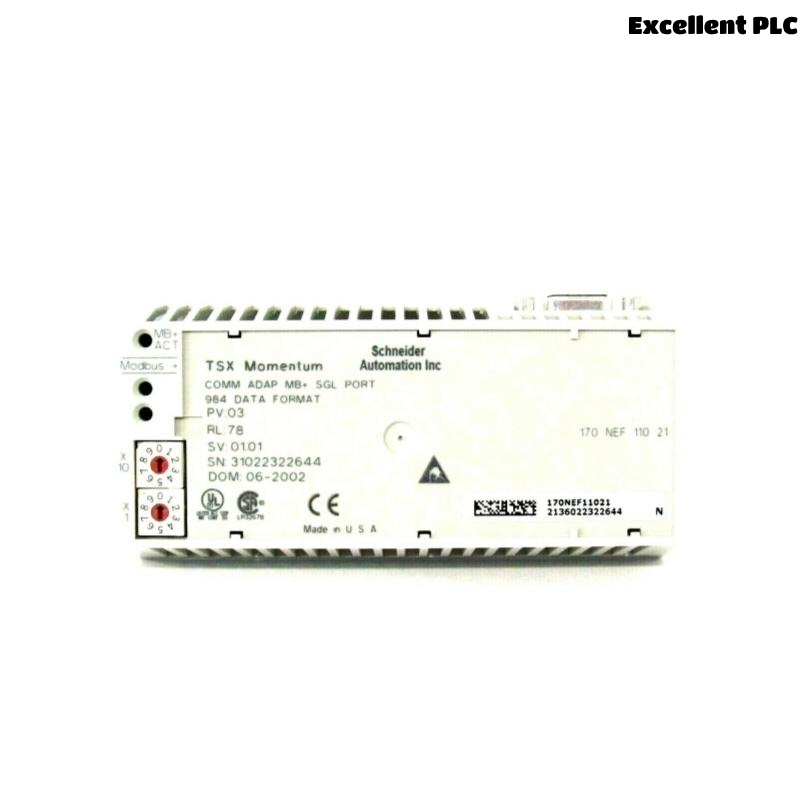 Schneider 170NEF11021C Modbus Plus Communication Adapter