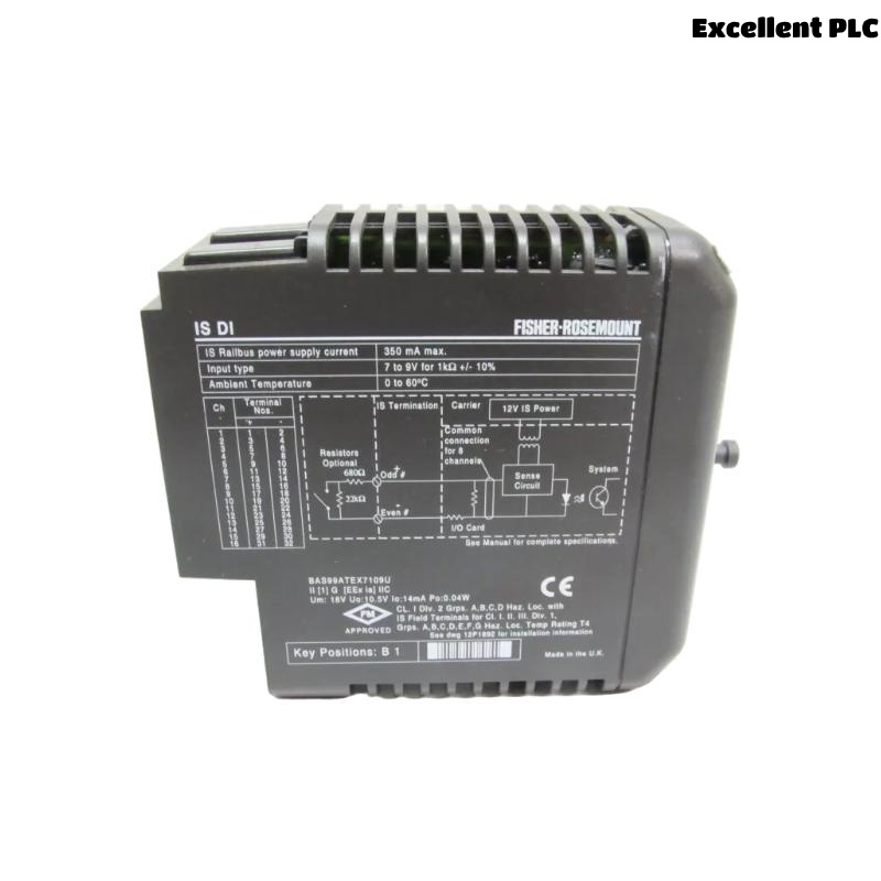 Emerson VE4010B1 KJ3101X1-BB1 12P1866X042 IS DI Module