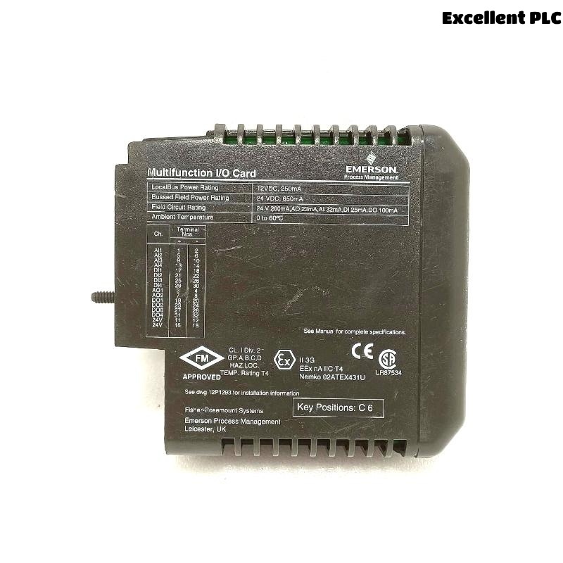 Emerson VE4015 DeltaV Pulse Count Input Card