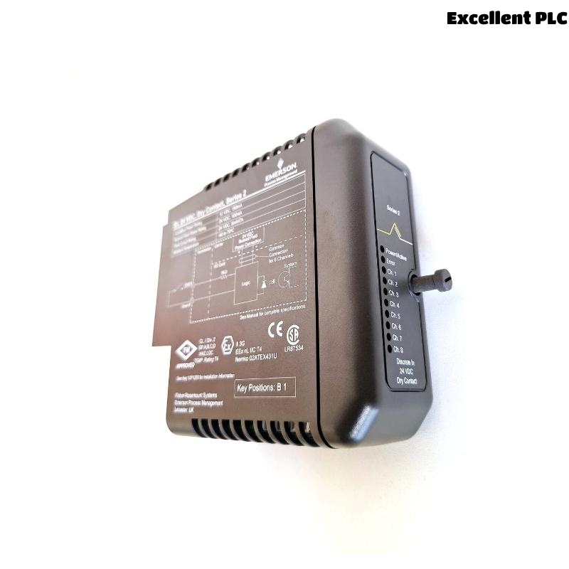 Emerson VE4031S2T2B1 KJ3201X1-BA1 8-Channel Contact Digit Input Module