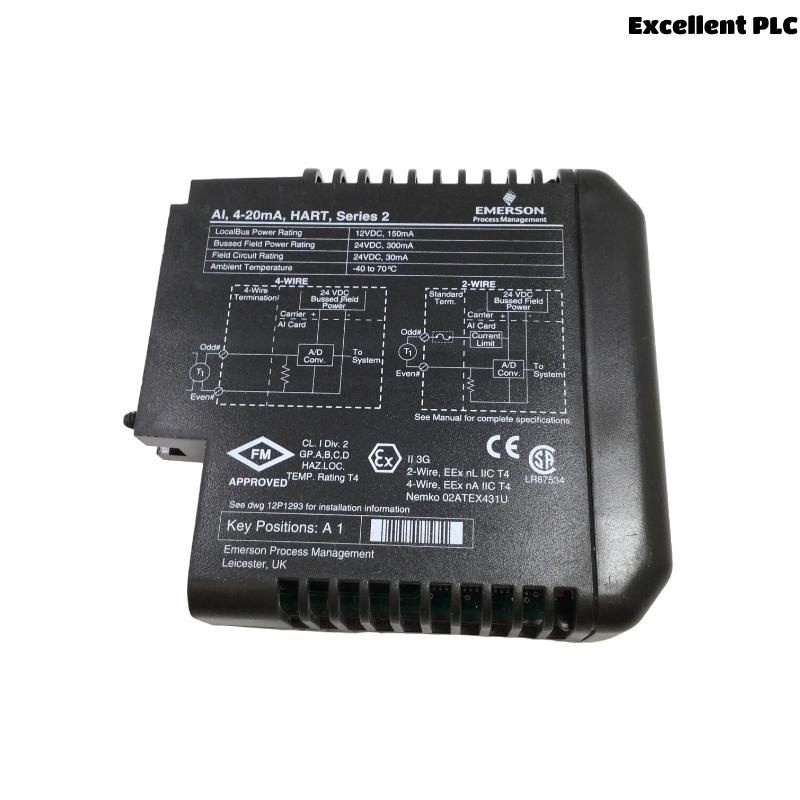 Emerson VE4033S2B1 KJ3222X1-BA1 12P2532X092 Analog Input Module