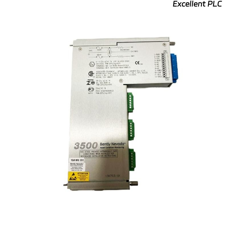 Bently Nevada 3500/50-04-00 136703-01 Tachometer Module