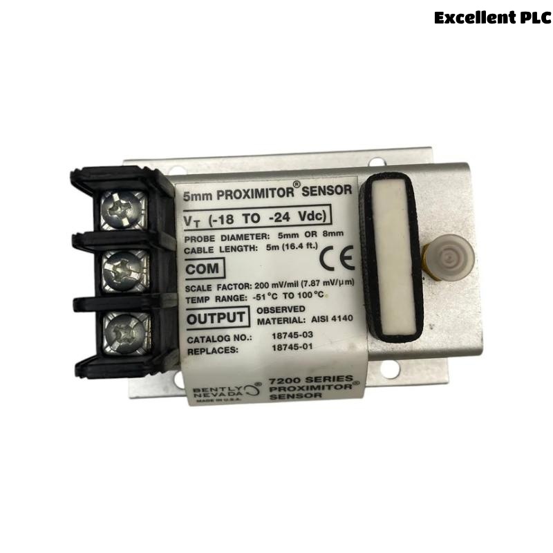 Bently Nevada 18745-01 7200 5mm Proximitor Sensor