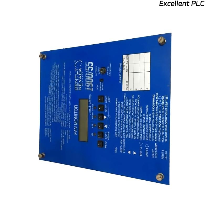 Bently Nevada 1900/55-01-02-01-01 Fan Monitor