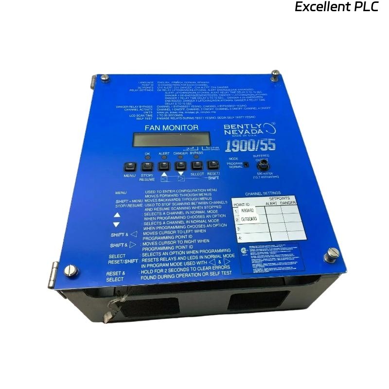 Bently Nevada 1900/55 Fan Monitor