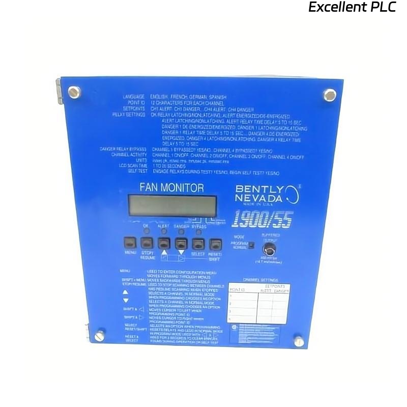Bently Nevada 1900/55 Fan Monitor