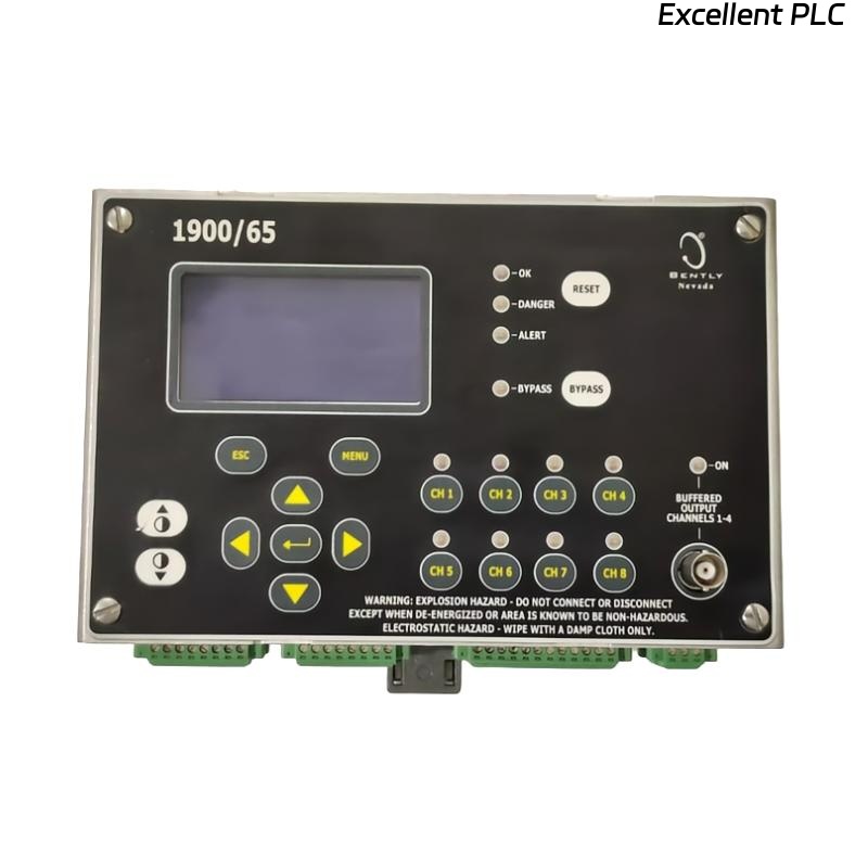 Bently Nevada 1900/65-00-01-01-01-01 General Purpose Equipment Monitor