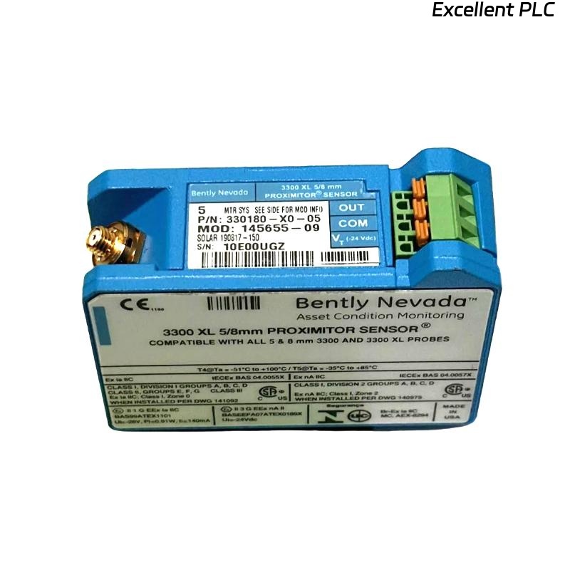 Bently Nevada 330180-X0-05 145655-09 3300 XL 8mm Proximitor Sensor