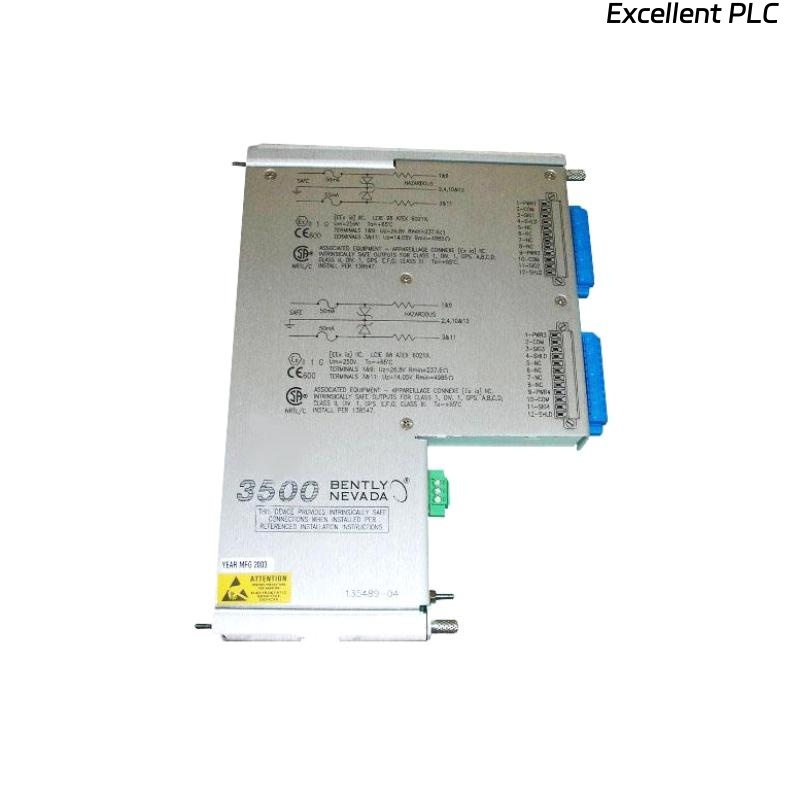 Bently Nevada 3500/04-01-00 Internal Barriers Module