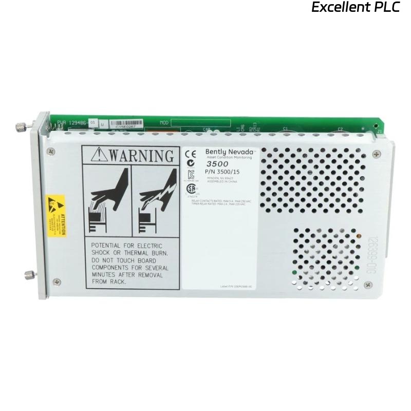 Bently Nevada 3500/15 129486-01 High Voltage DC Power Input Module