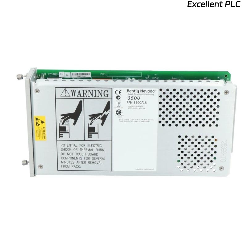 Bently Nevada 3500/15 133292-01 Low Voltage DC Power Supply Module