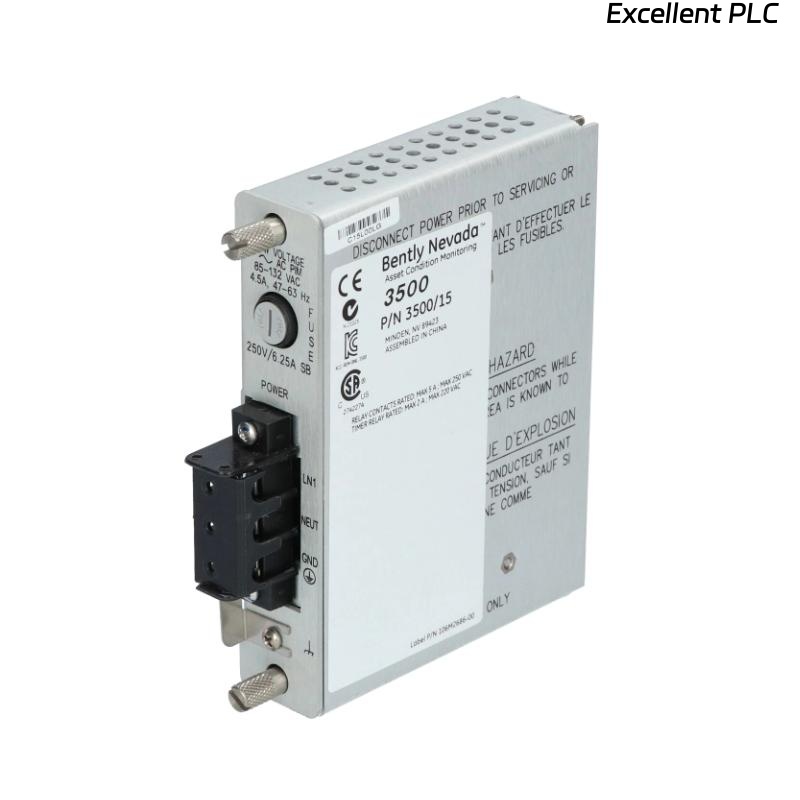 Bently Nevada 3500/15 133292-01+125840-02 AC/DC Power Supply Module