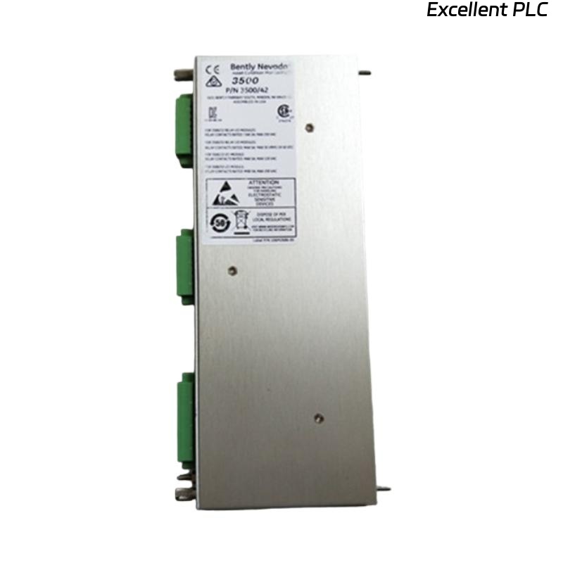 Bently Nevada 3500/42M 138708-01 Preamplifier Seismic Monitor I/O Module
