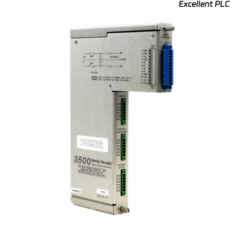 Bently Nevada 3500/61 163179-02+136711-02 Temperature Module