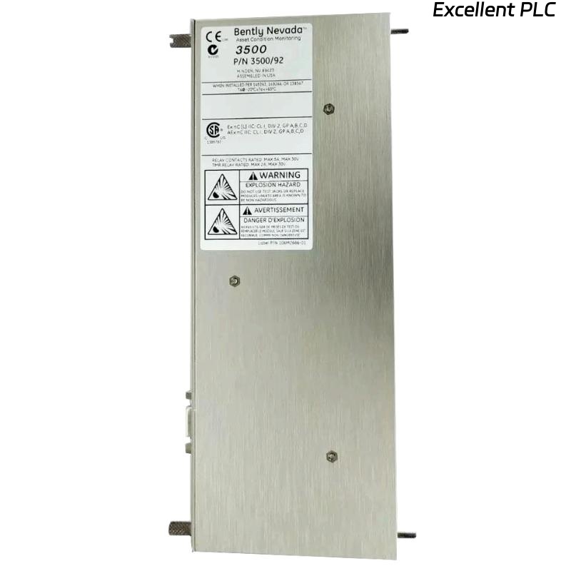 Bently Nevada 3500/92 136188-01 Ethernet/RS232 Modbus I/O Module