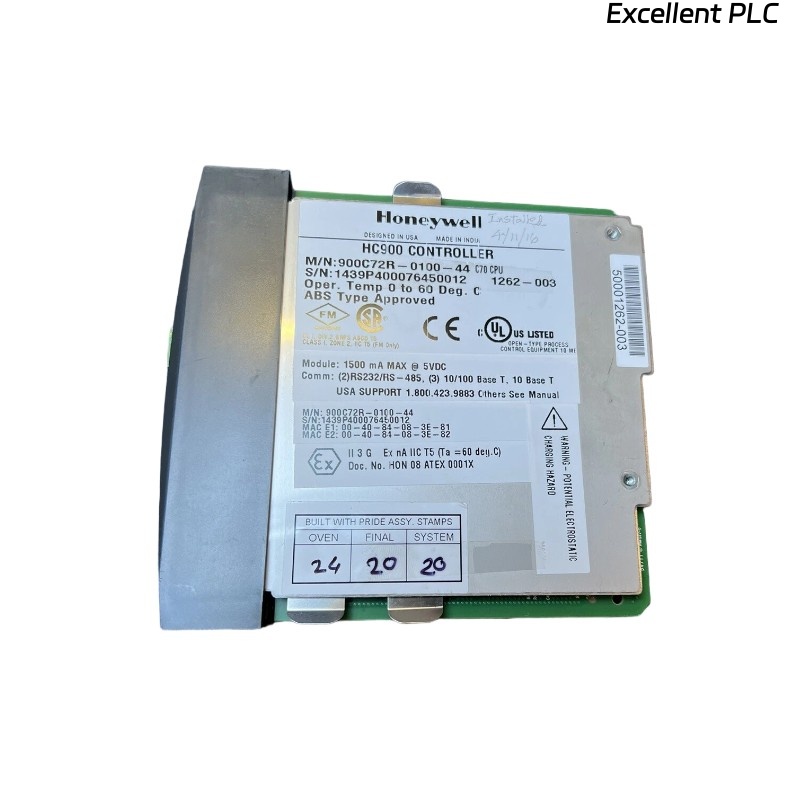 Honeywell 900C72R-0100-44 Controller C72R CPU