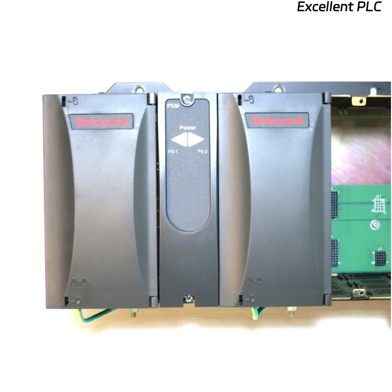 Honeywell 900R08R-0101 8-Slot Redundant Power Supply Extension Rack PLC