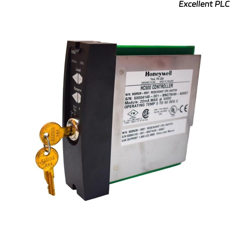 Honeywell 900RSM-0001 HC900 Controller Redundant CPU Switch Module