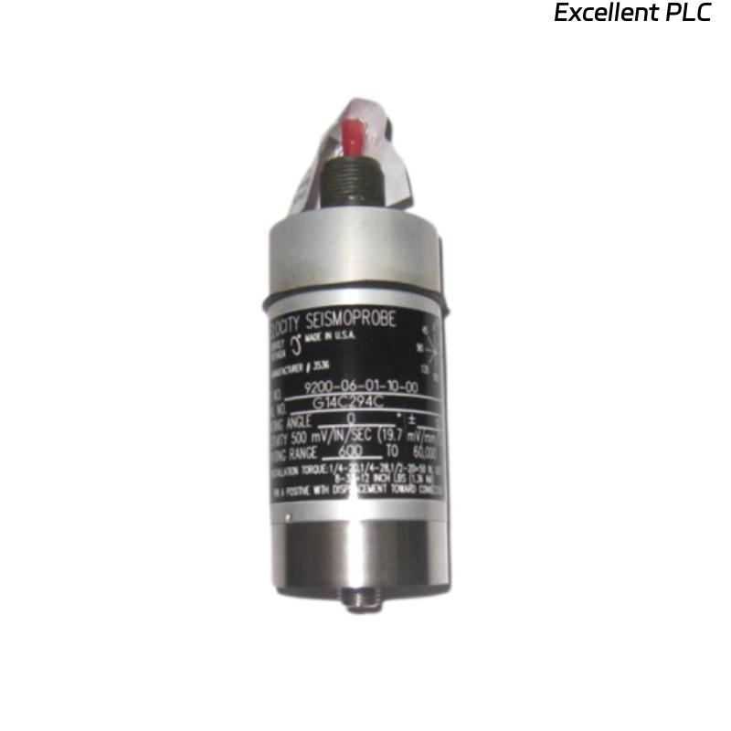 Bently Nevada 9200-01-01-01-00 Dual-line velocity seismic sensor