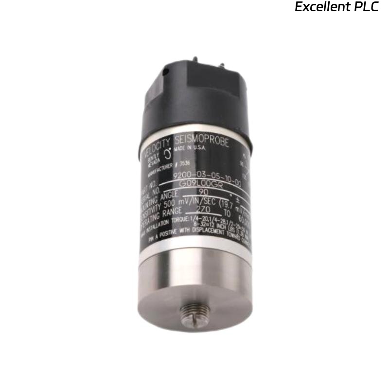 Bently Nevada 9200-06-01-11-04 Dual-line velocity seismic sensor