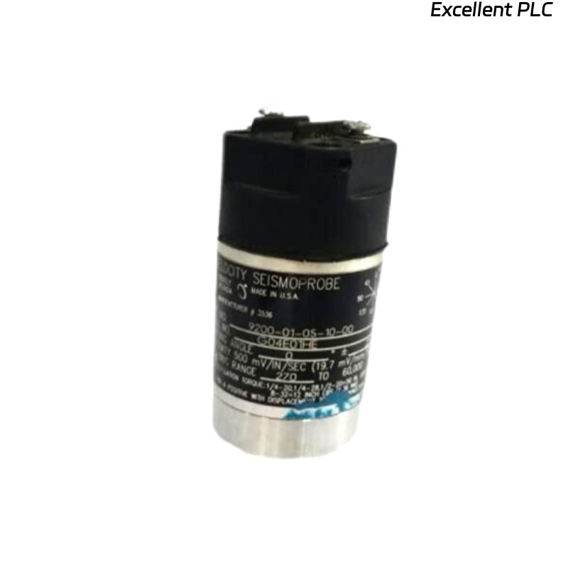 Bently Nevada 9200-09-01-01-00 Dual-line velocity seismic sensor