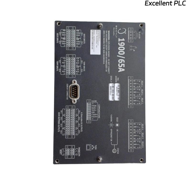 Bently Nevada 1900/65A-00-00-01-01-00 General Equipment Monitor