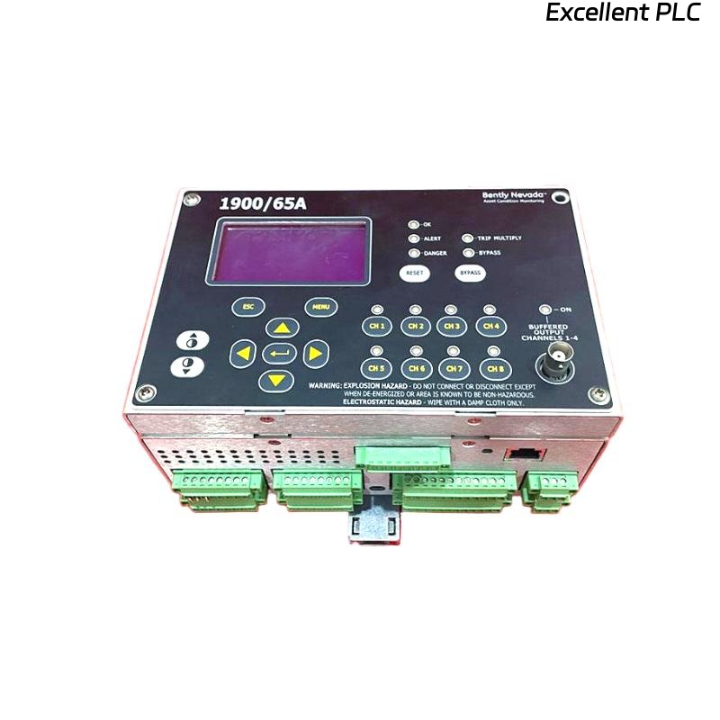 Bently Nevada 1900/65A-00-01-01-00-00 General Equipment Monitor