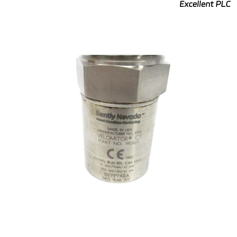 Bently Nevada 190501-09-00-01 Velomitor CT Speed Sensor