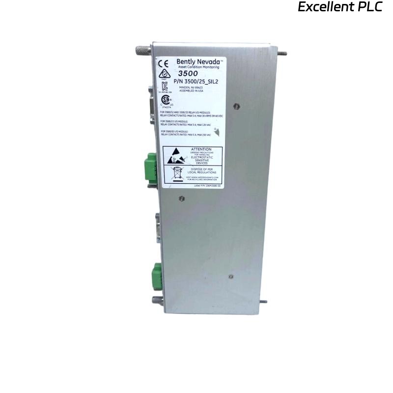 Bently Nevada 3500/25 126648-01 Keyphasor Input/Output Module (External Terminals)