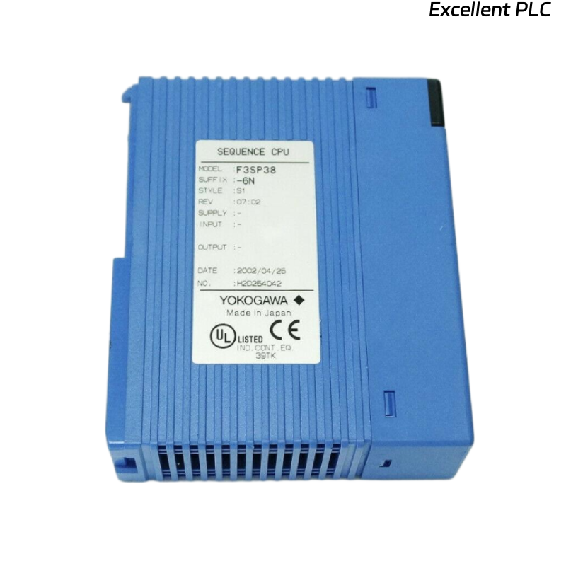 Yokogawa F3SP38-6N CPU Module