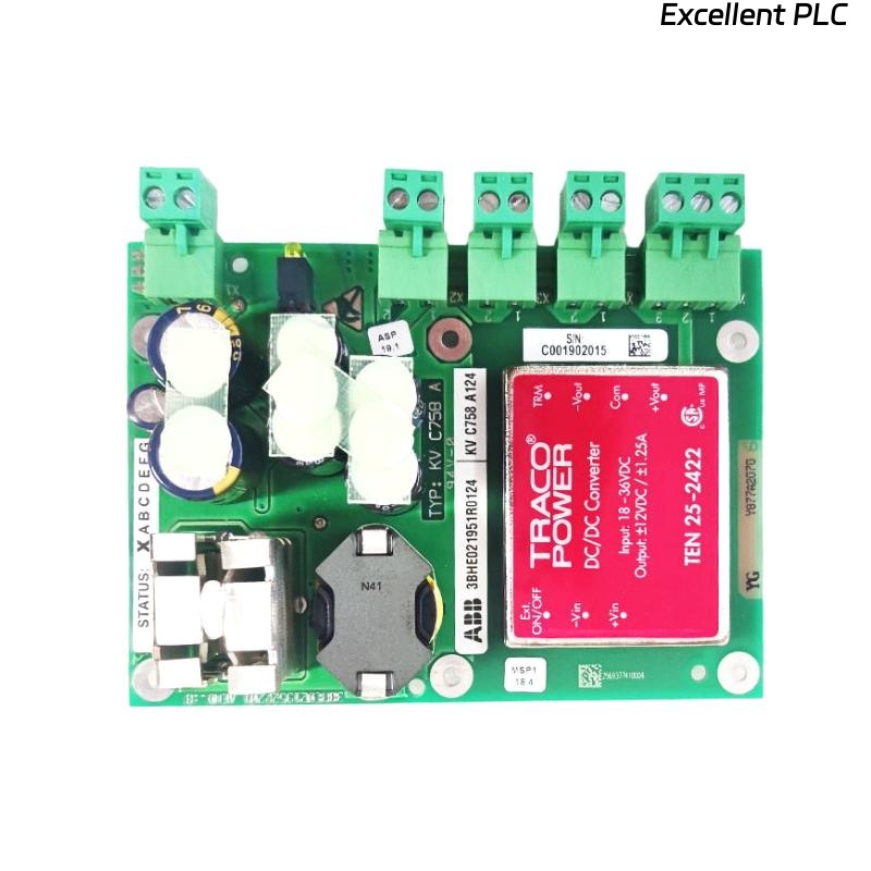 ABB KV C758 A124 3BHE021951R0124 Isolated Power Supply
