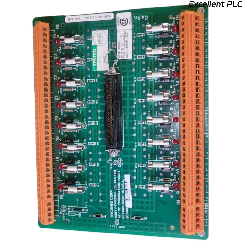 Triconex 2750-2 7400061-210 Terminal Panel