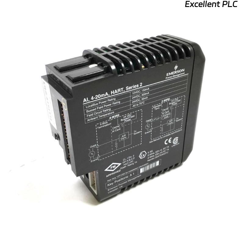 Emerson VE4035S2B1 DeltaV Analog Input Card+Terminal Block