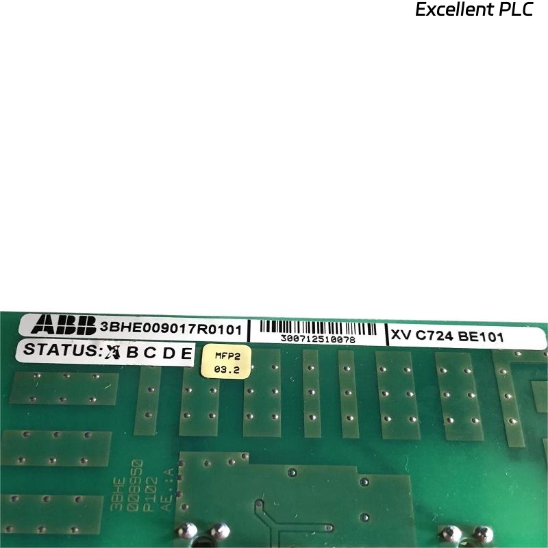 ABB XV C724 BE101 3BHE009017R0101 Printed Circuit Board