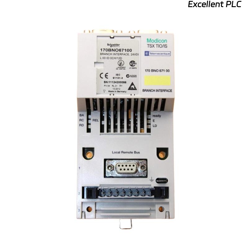 Schneider 170BNO67100 Branch Interface