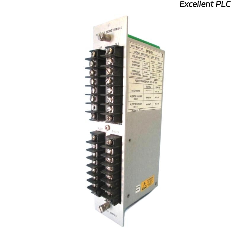 Bently Nevada 84145-01 78462-01 XDCR I/O And Record Terminal
