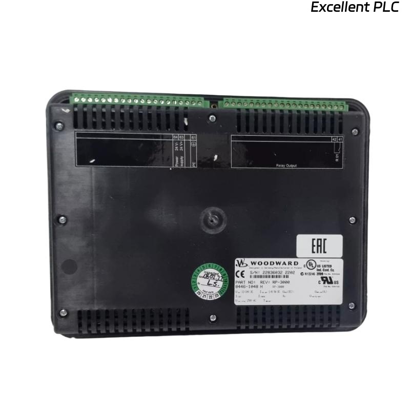 Woodward 8446-1048 Remote Control And Annunciation Panel